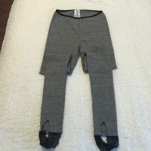 Free people leggings gray size small